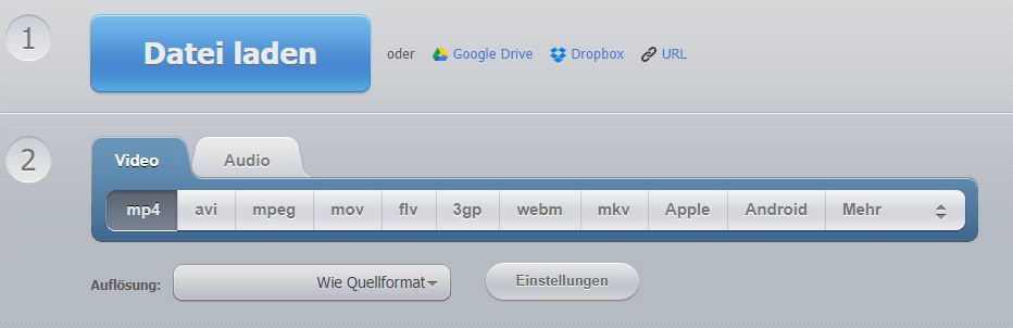 video datei verkleinern online